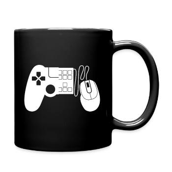 Gaming Controller - Tasse einfarbig - Schwarz - Rechts