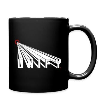 UNIFIER les Peuples et la Terre : Le Soleil Japonais se lève - Mug uni - noir - Droite