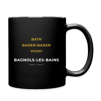 Bagnols-les-Bains Lozère - Bath - Baden-Baden - Mug uni - noir - Droite