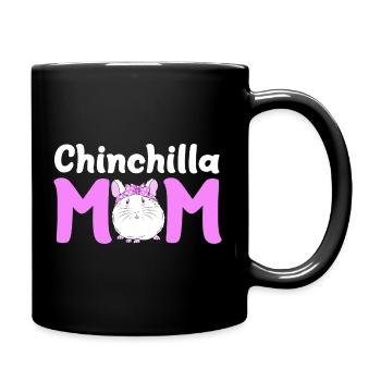 Chinchilla - Tasse einfarbig - Schwarz - Rechts