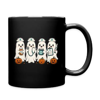 Nurse Nurse Halloween - Full Colour Mug - black - Right