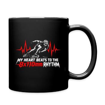 Inliner  My Heart Beats 8x110mm Rhythm - Tasse einfarbig - Schwarz - Rechts
