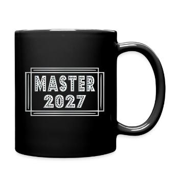Masterstudiengang Abschluss Master 2027 - Tasse einfarbig - Schwarz - Rechts