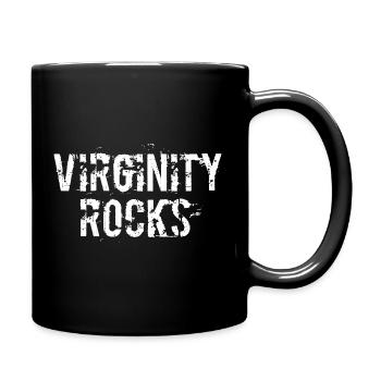 Jungfräulichkeit ist die einzige Bewegung, die rockt - Tasse einfarbig - Schwarz - Rechts