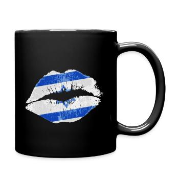 Kiss (Israel) - Full Colour Mug - black - Right
