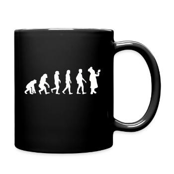 Koch Evolution ! Bon Appetit - Tasse einfarbig - Schwarz - Rechts