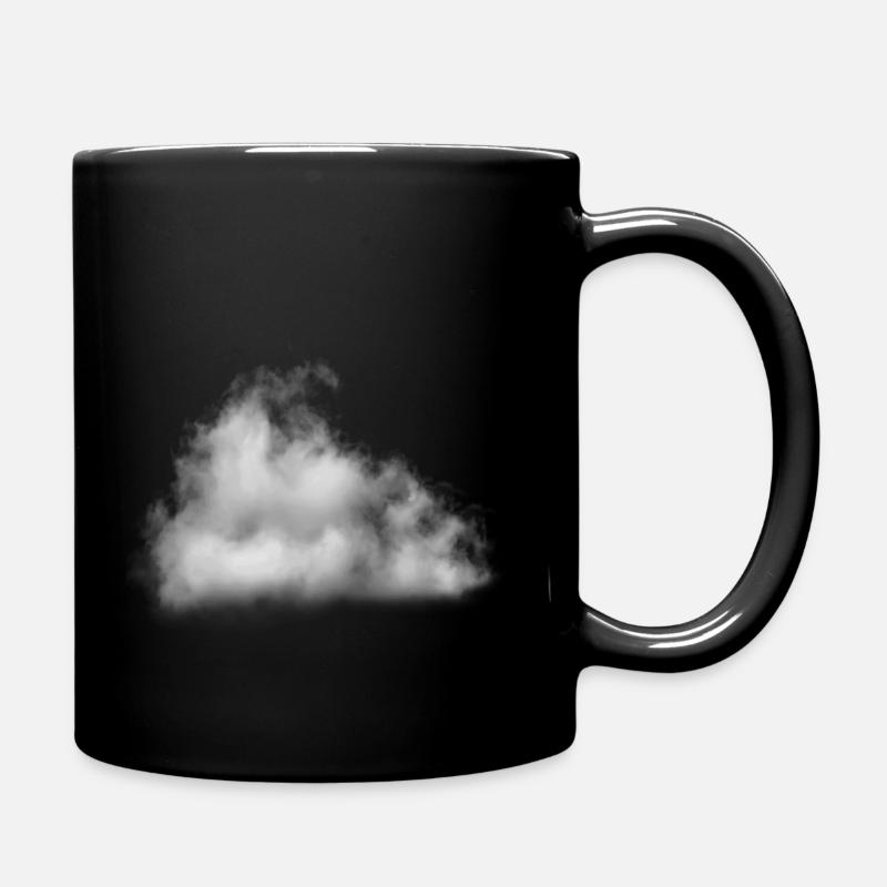 White Cloud - Tasse einfarbig - Schwarz