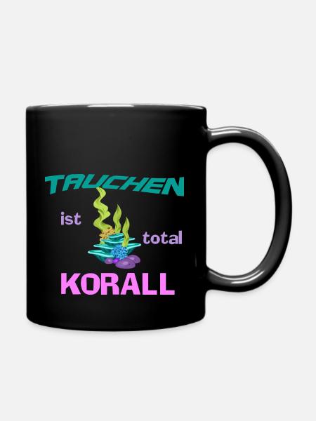 Tauchen - Tasse einfarbig - Schwarz