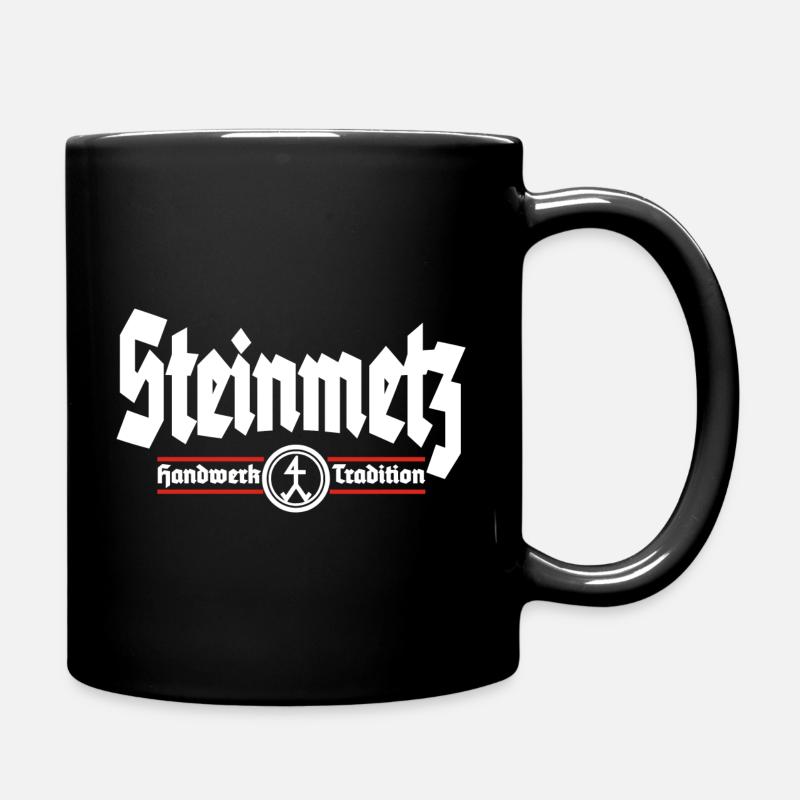 Steinmetz Handwerk+Tradition - Tasse einfarbig - Schwarz