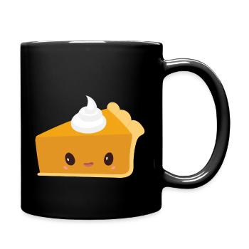 Pumpkin pie - Full Colour Mug - black - Right