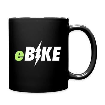 vélo e - Mug uni - noir - Droite