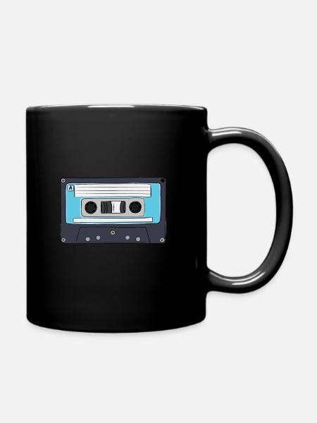 Kassette - Tasse einfarbig - Schwarz
