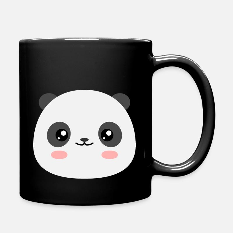 Panda kawaii - Mug uni - noir