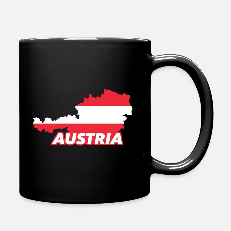 Austria - Full Colour Mug - black