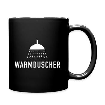 Warm shower - Full Colour Mug - black - Right