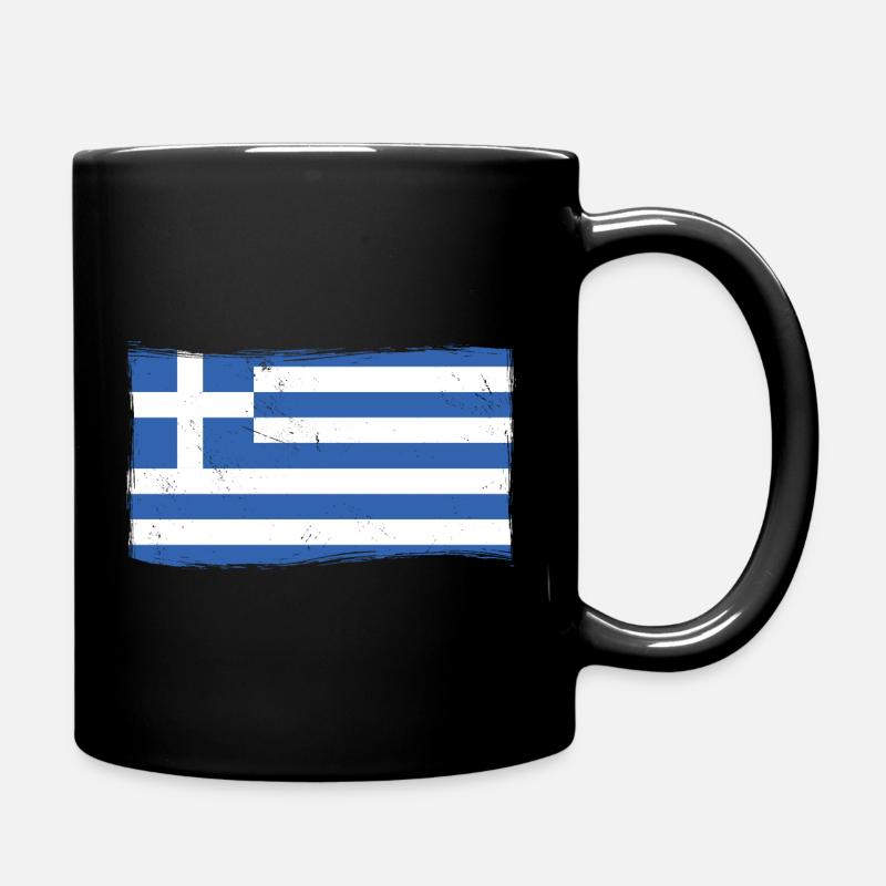 Grèce Drapeau Grec - Mug uni - noir