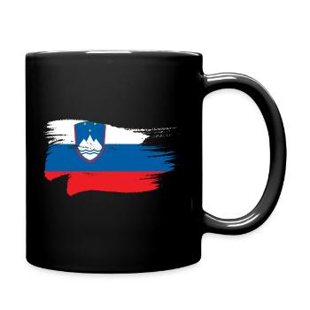 Slovénie Drapeau des Balkans Drapeau slovène Vintage - Mug uni - noir - Droite