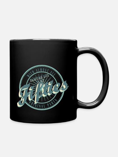 Fifties Pièces originales - Mug uni - noir