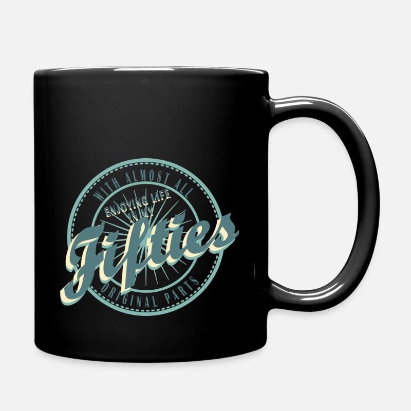 Fifties Pièces originales - Mug uni - noir