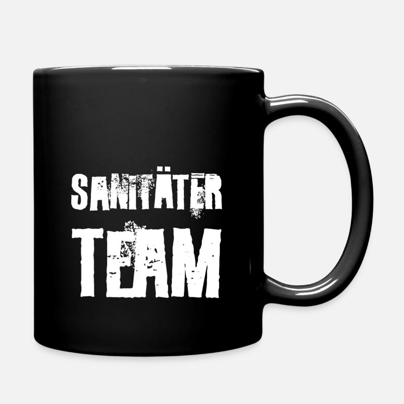 Rettungssanitäter - Tasse einfarbig - Schwarz