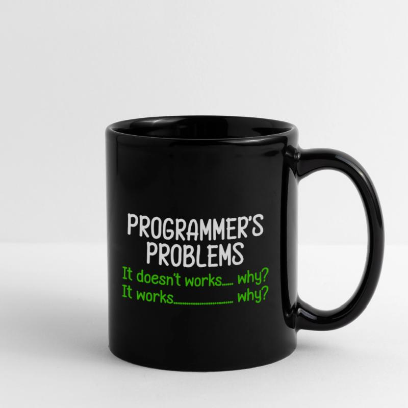 Programmierer Tux Problems Geburtstagsgeschenk Tasse einfarbig