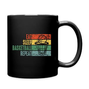 Basketball basketball players Basketball players - Full Colour Mug - black - Right
