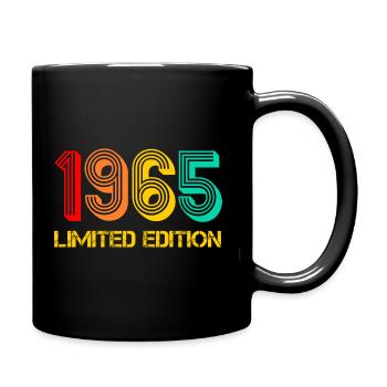 Limited Edition 1965 Year of Birth Man Gift Idea - Full Colour Mug - black - Right