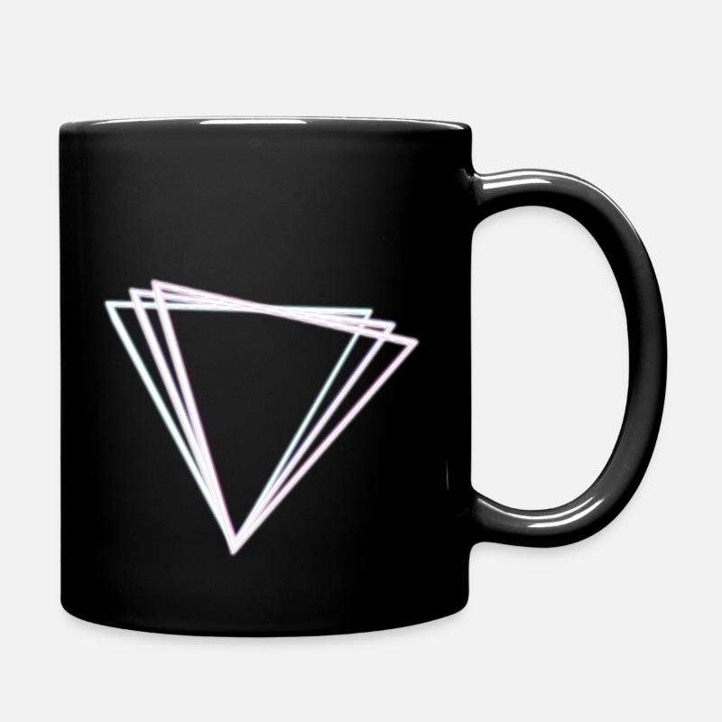 Synthwave Glow - Full Colour Mug - black