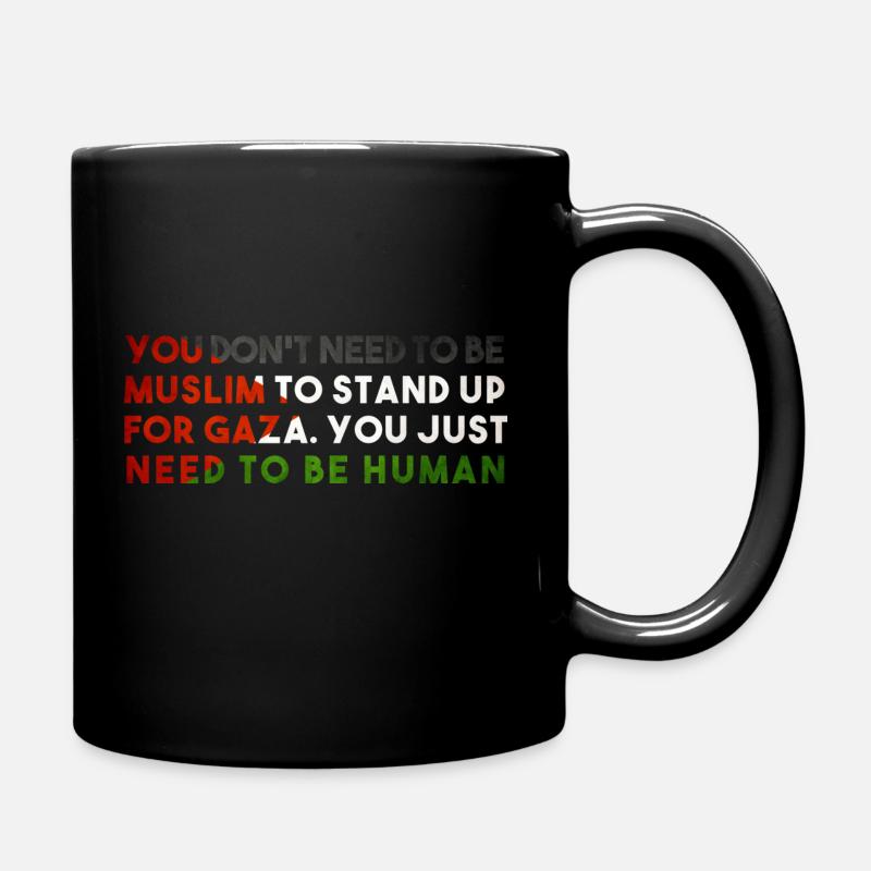 Défendez la Palestine - Mug uni - noir