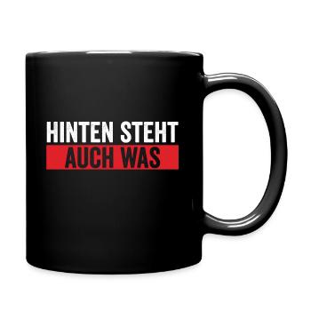 auch as - Tasse einfarbig - Schwarz - Rechts