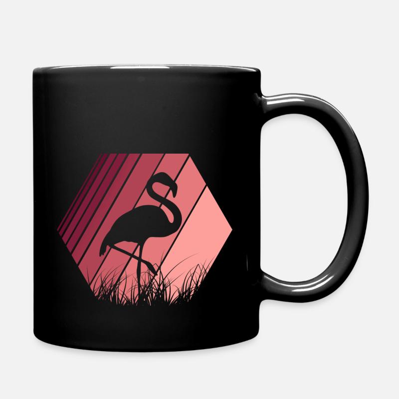 Flamingo - Tasse einfarbig - Schwarz