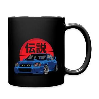 JDM BLUE 1 - Tasse einfarbig - Schwarz - Rechts