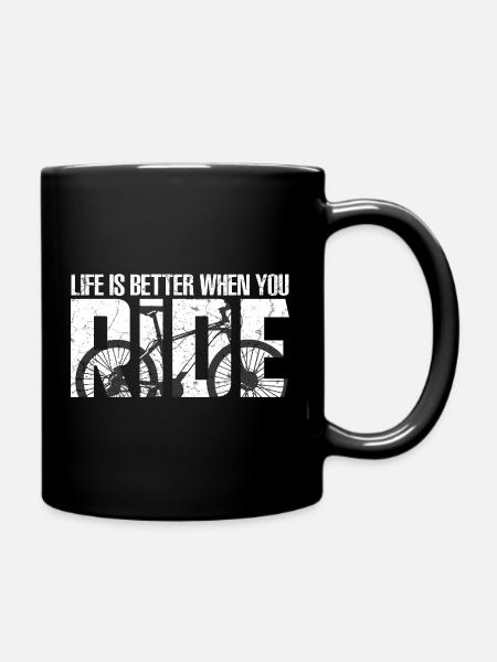 Cyclistes - Mug uni - noir