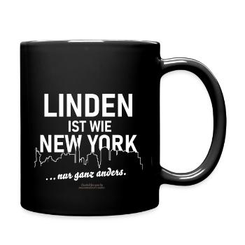 Linden - Tasse einfarbig - Schwarz - Rechts