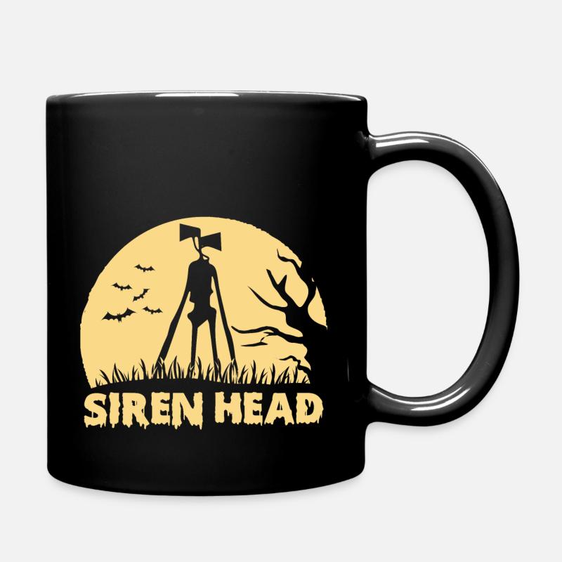 Sirenenkopf - Tasse einfarbig - Schwarz