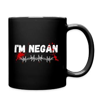 Ich bin Negan - Tasse einfarbig - Schwarz - Rechts