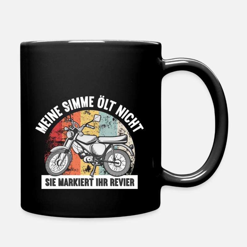 Meine Simme ölt nicht... S50 S51 Enduro Schwalbe - Tasse einfarbig - Schwarz