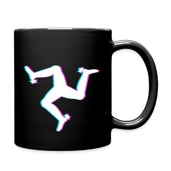 3 Beine und 3 Füße - Tasse einfarbig - Schwarz - Rechts