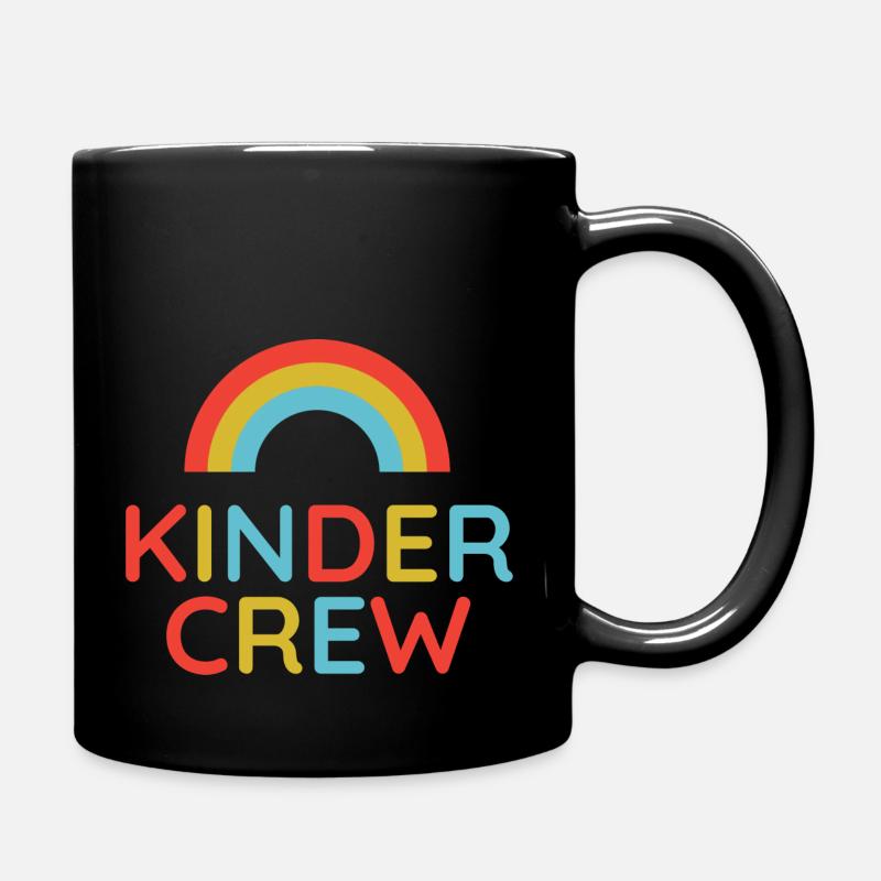 kinder crew now available on clothes for children - Mug uni - noir