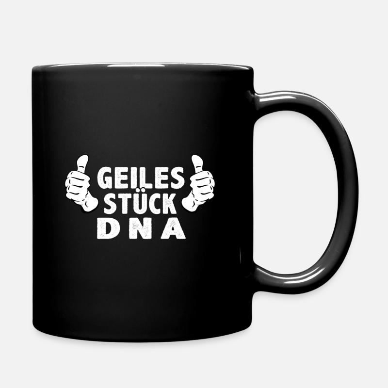 Geiles Stück DNA. Lustige Geschenkidee Frauen Mann - Tasse einfarbig - Schwarz