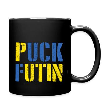 Puck futin Ukraine - Tasse einfarbig - Schwarz - Rechts