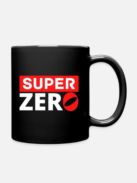 Super Zero - Full Colour Mug - black