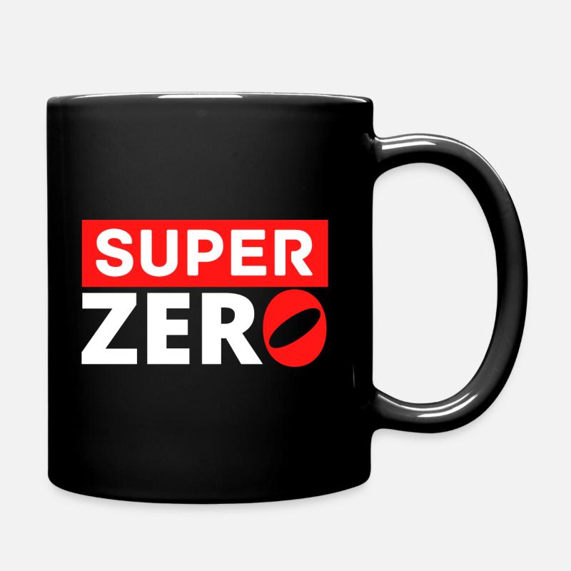 Super Null - Tasse einfarbig - Schwarz
