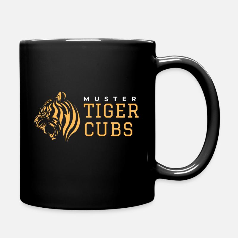 Never Give UP - Tasse einfarbig - Schwarz