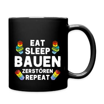 Build Repeat Clamping Block Block - Full Colour Mug - black - Right