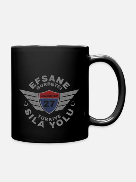 Gaziantep - Tasse einfarbig - Schwarz