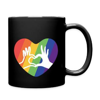 Vêtements LGBTQ+ - Mug uni - noir - Droite