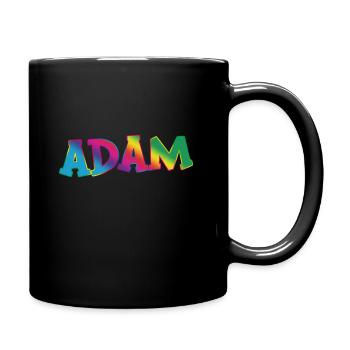 Adam - Full Colour Mug - black - Right