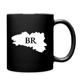 Brittany Bretons Bretons I love brittany breizh - Full Colour Mug - black - Right