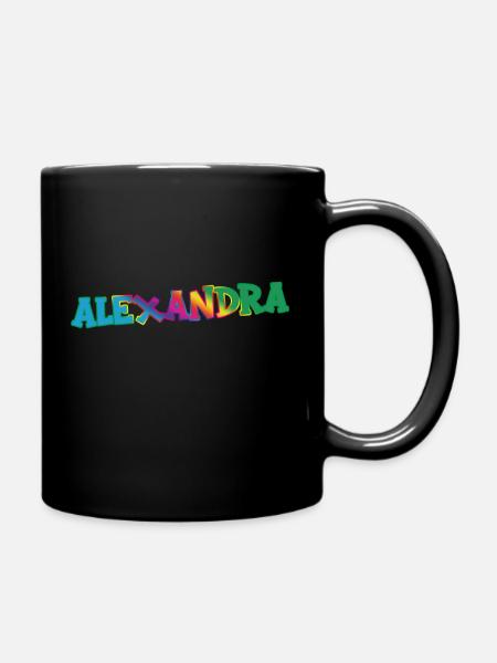 Alexandra - Tasse einfarbig - Schwarz
